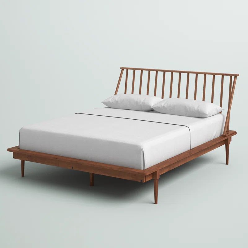 Caramel Henline Solid Wood Spindle Bed | Wayfair Professional
