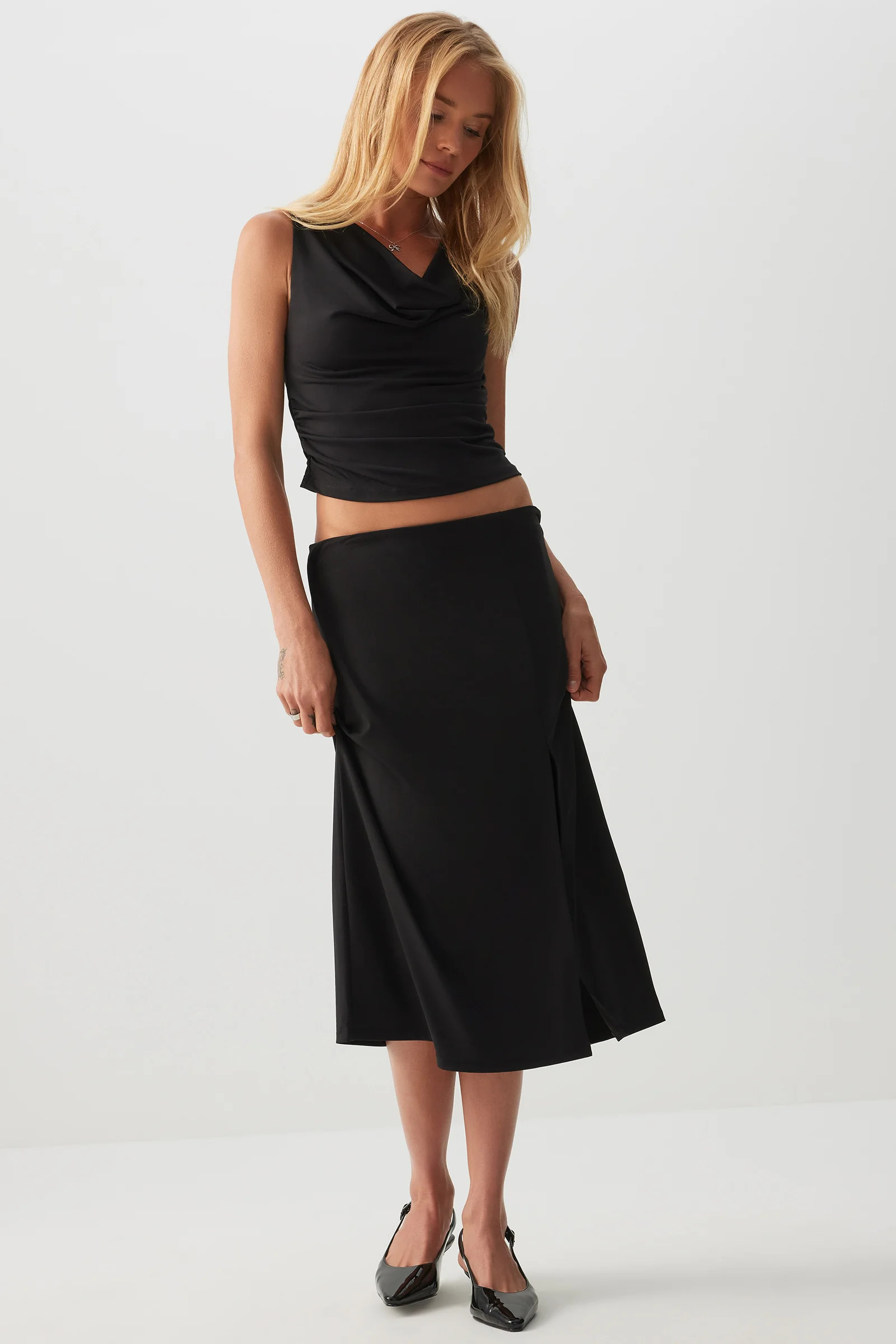 Side Slit Midi Skirt | Ardene