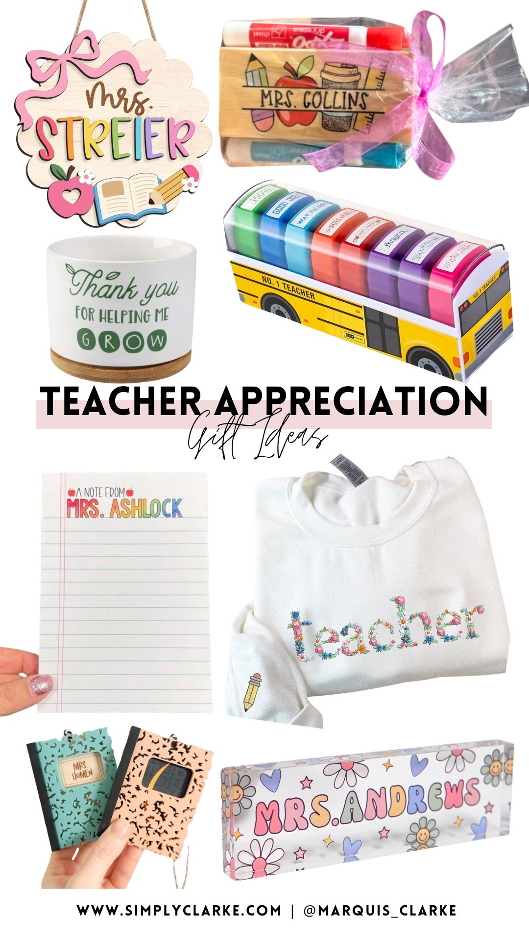 Teacher appreciation week is coming up quick! I rounded up the cutest gift ideas that would be perfect for any teacher of any grade! 

#LTKGiftGuide #LTKSeasonal