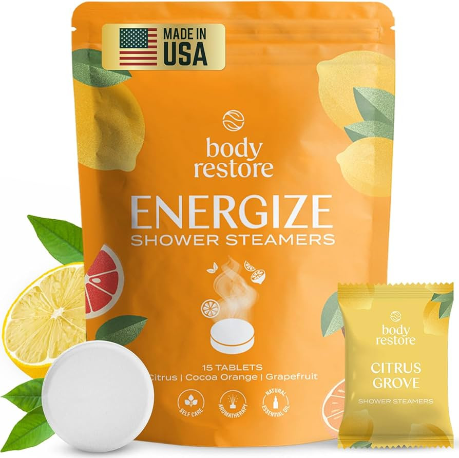 Body Restore Shower Steamers Aromatherapy 15 Pack - Christmas Stocking Stuffers for Men, Birthday... | Amazon (US)