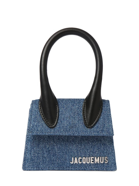Le Chiquito Moyen denim top handle bag | Luisaviaroma