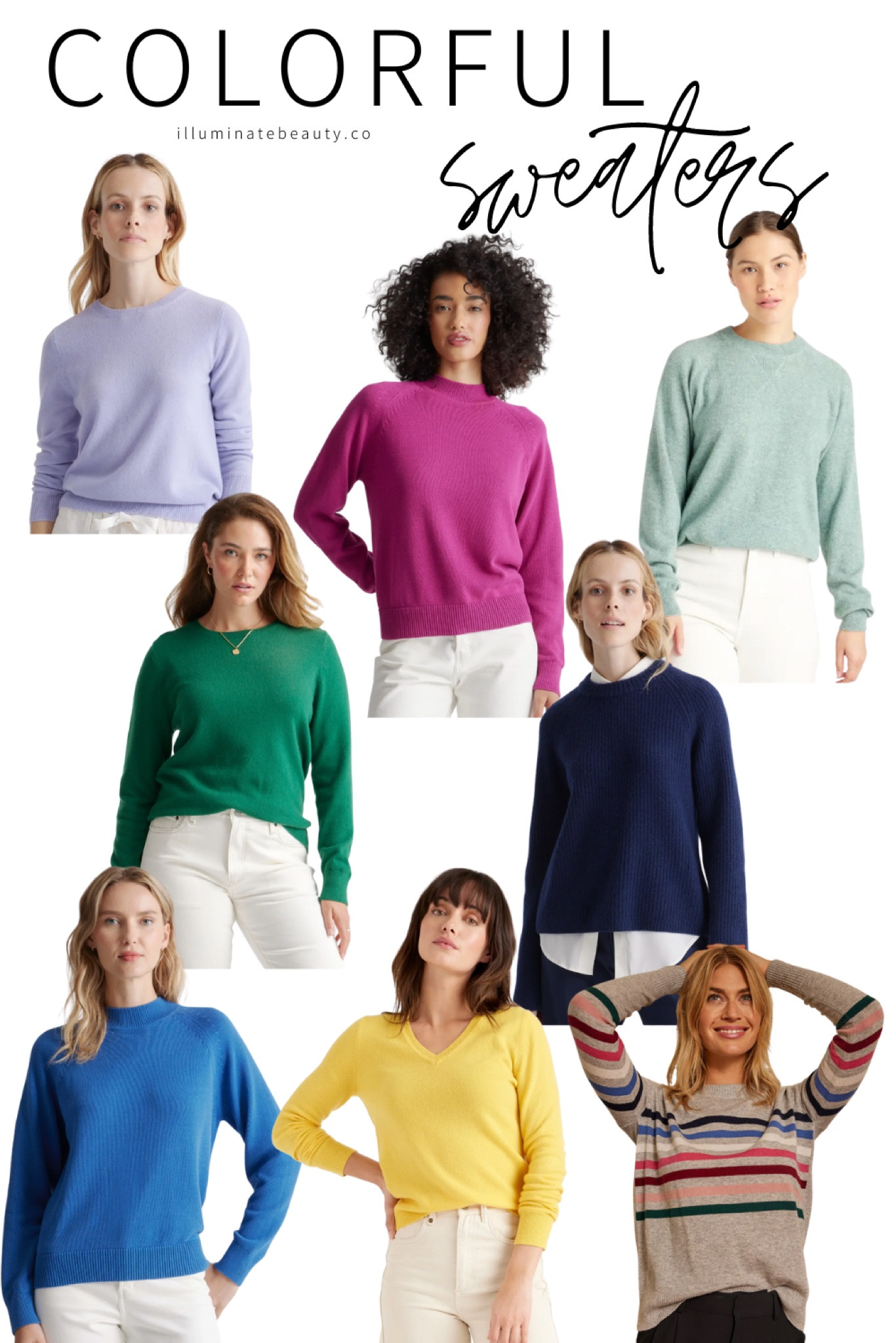 Colorful Sweater Options

#LTKstyletip #LTKunder100 #LTKSeasonal