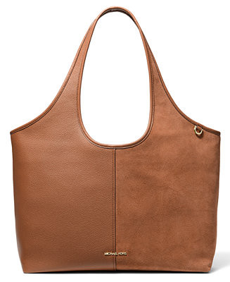 MICHAEL Henly Extra-Large Shopper Tote Handbag | Macy's