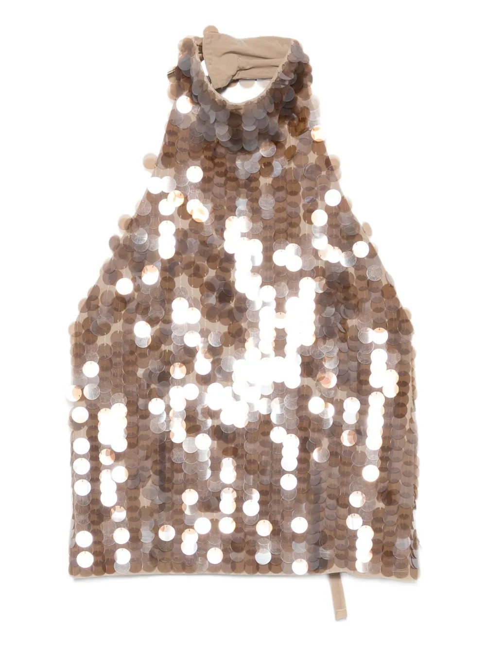 halter-neck sequin blouse | Farfetch Global