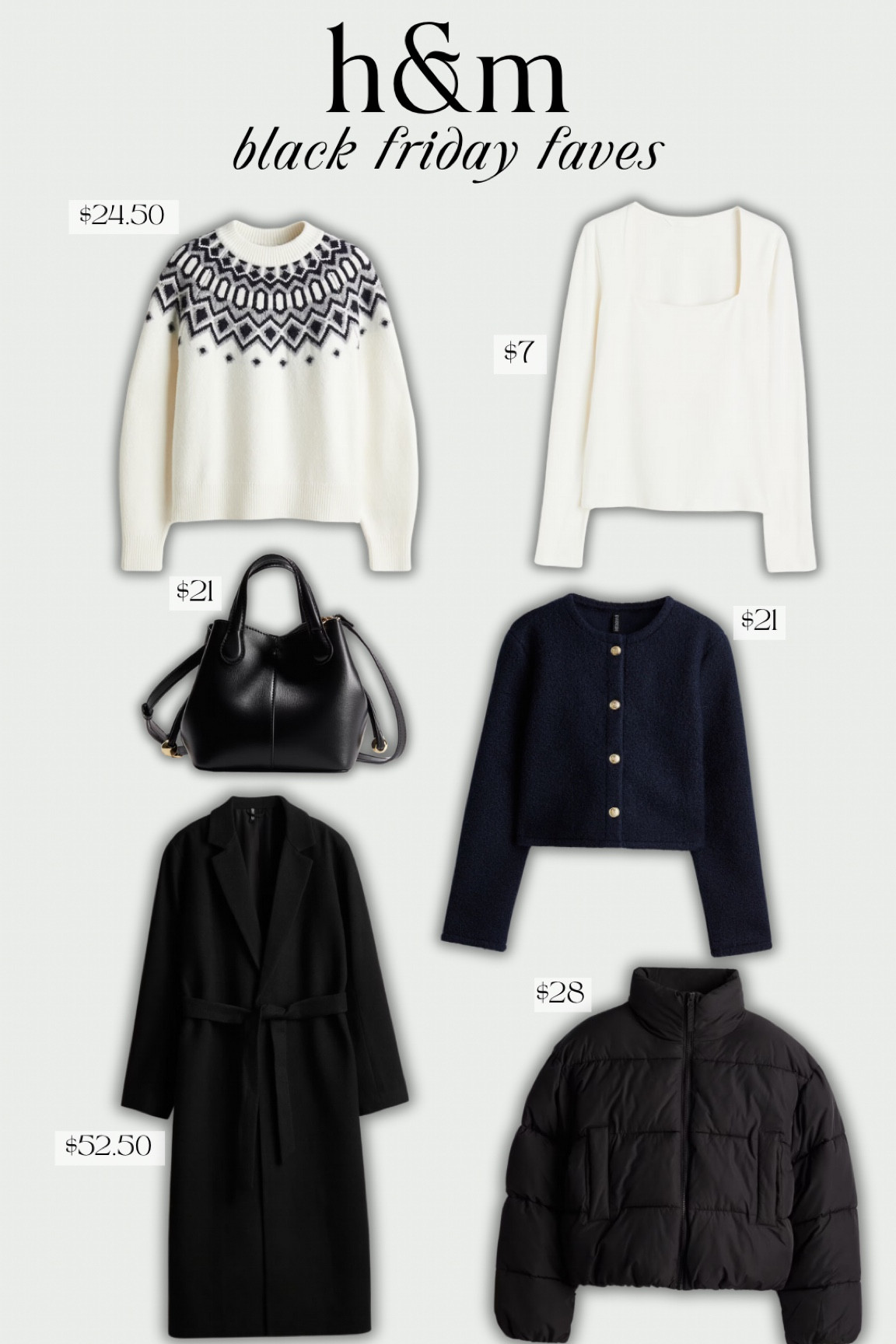 my favorite black friday finds from H&M!

#LTKFindsUnder50 #LTKSaleAlert #LTKCyberWeek