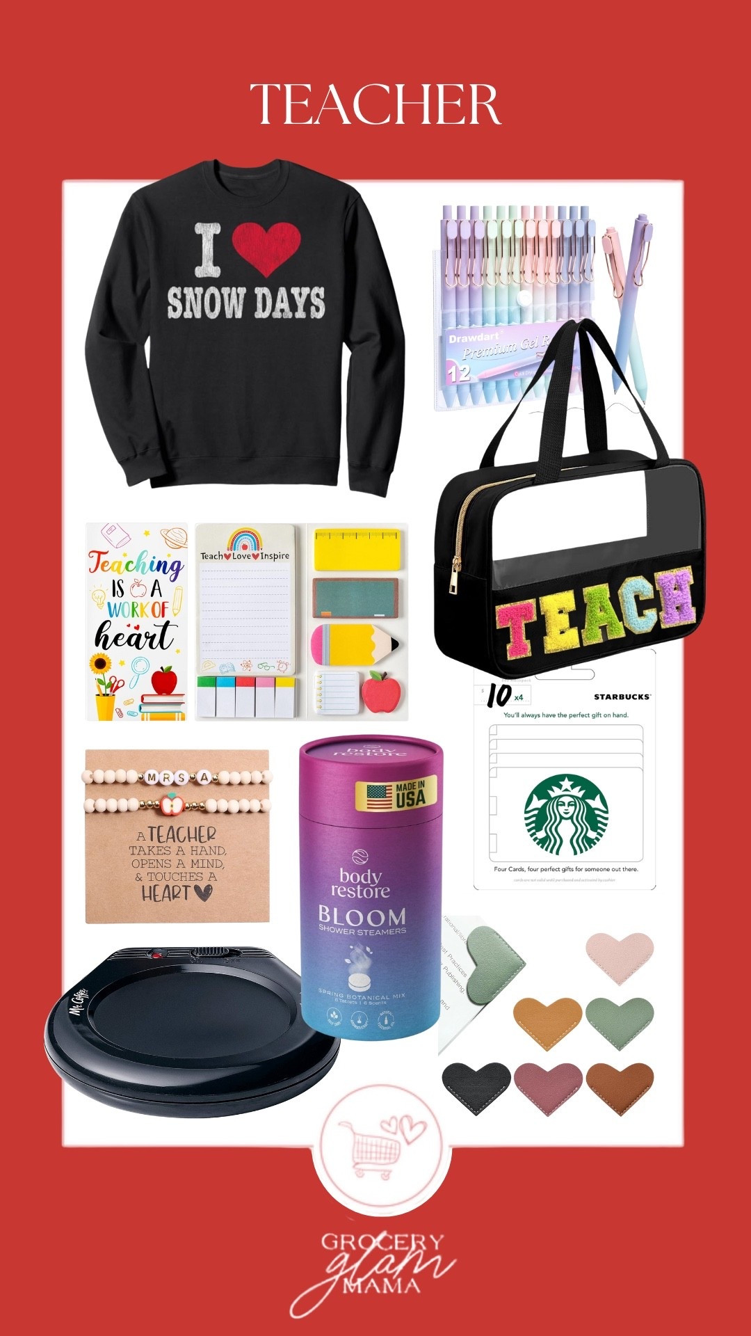 GIFT GUIDE: Holiday gifts for teachers who deserve a little extra appreciation 🍎📚☕ From cozy bookmarks and a coffee warmer to a Starbucks gift card, these finds make saying thank you very easy!

#LTKHome #LTKGiftGuide #LTKKids