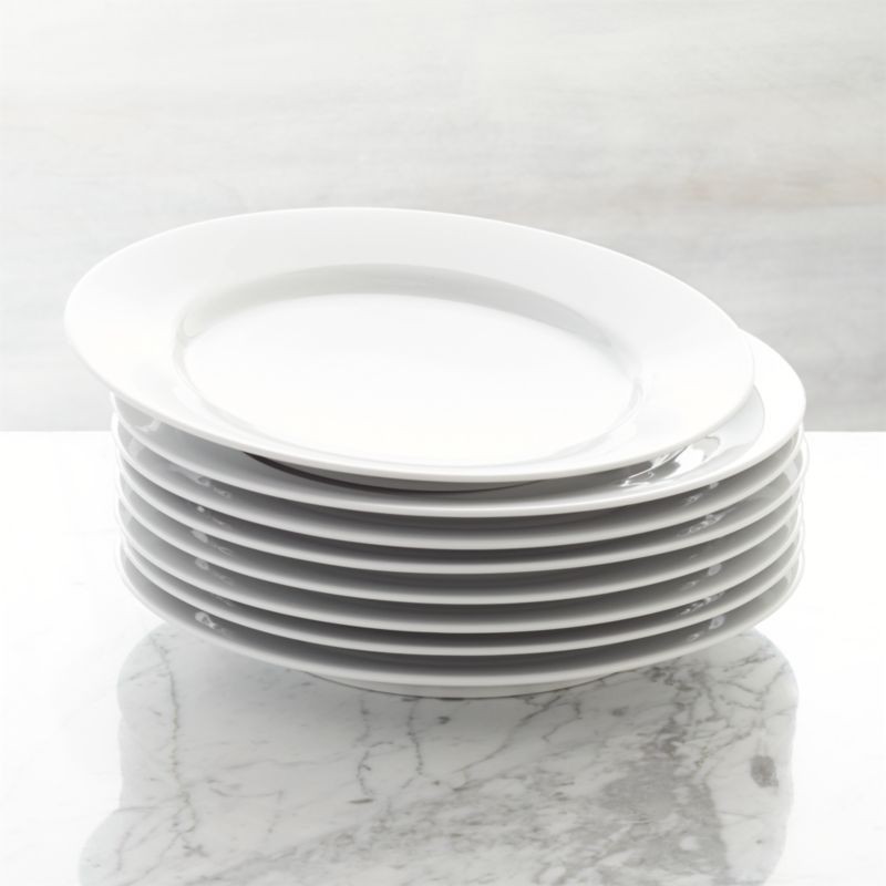 Set of 8 Aspen Dinner Plates | Crate & Barrel