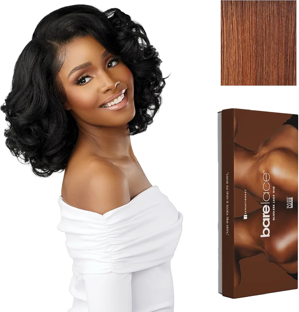 Sensationnel Bare Lace 13X6 Wigs - Unit 19 Lacefrontal Glueless Synthetic 180 Degree Preplucked H... | Amazon (US)