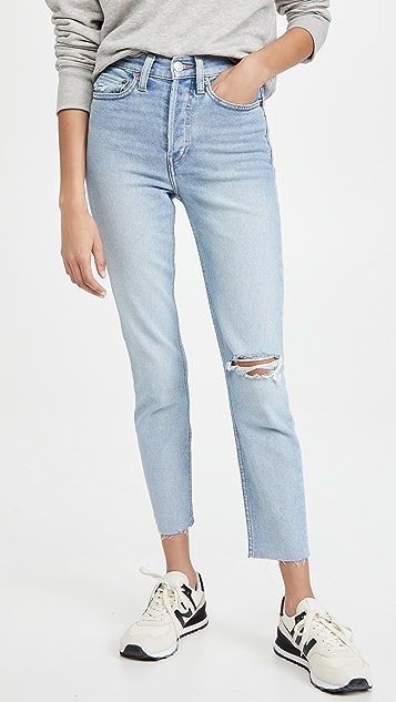 90s High Rise Ankle Crop Jeans | Shopbop