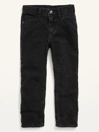 Unisex Loose Non-Stretch Black-Wash Jeans for Toddler | Old Navy (US)