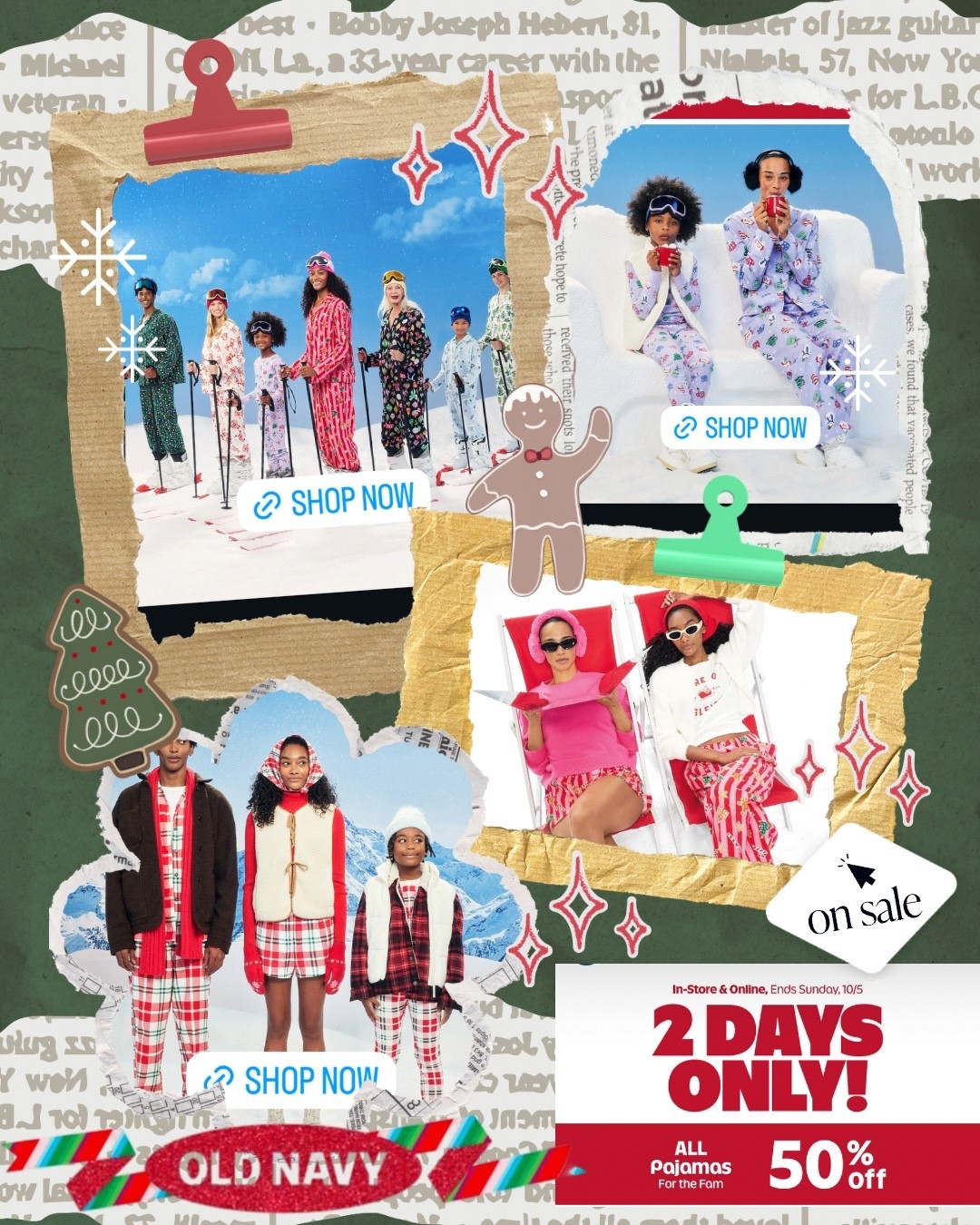 Old Navy’s NEW Jingle Jammies are here! 🎄✨ From Gingerbread, Plaid, Ornaments, Trees, Santa, and more… so many festive prints to choose!!!!! Get cozy for the holidays with 50% off for the whole family—2 days only. These always fly off the shelves (trust me, I’ve learned the hard way), so don’t wait grab yours today while they’re still on sale!

#LTKSeasonal #LTKFindsUnder50 #LTKFamily