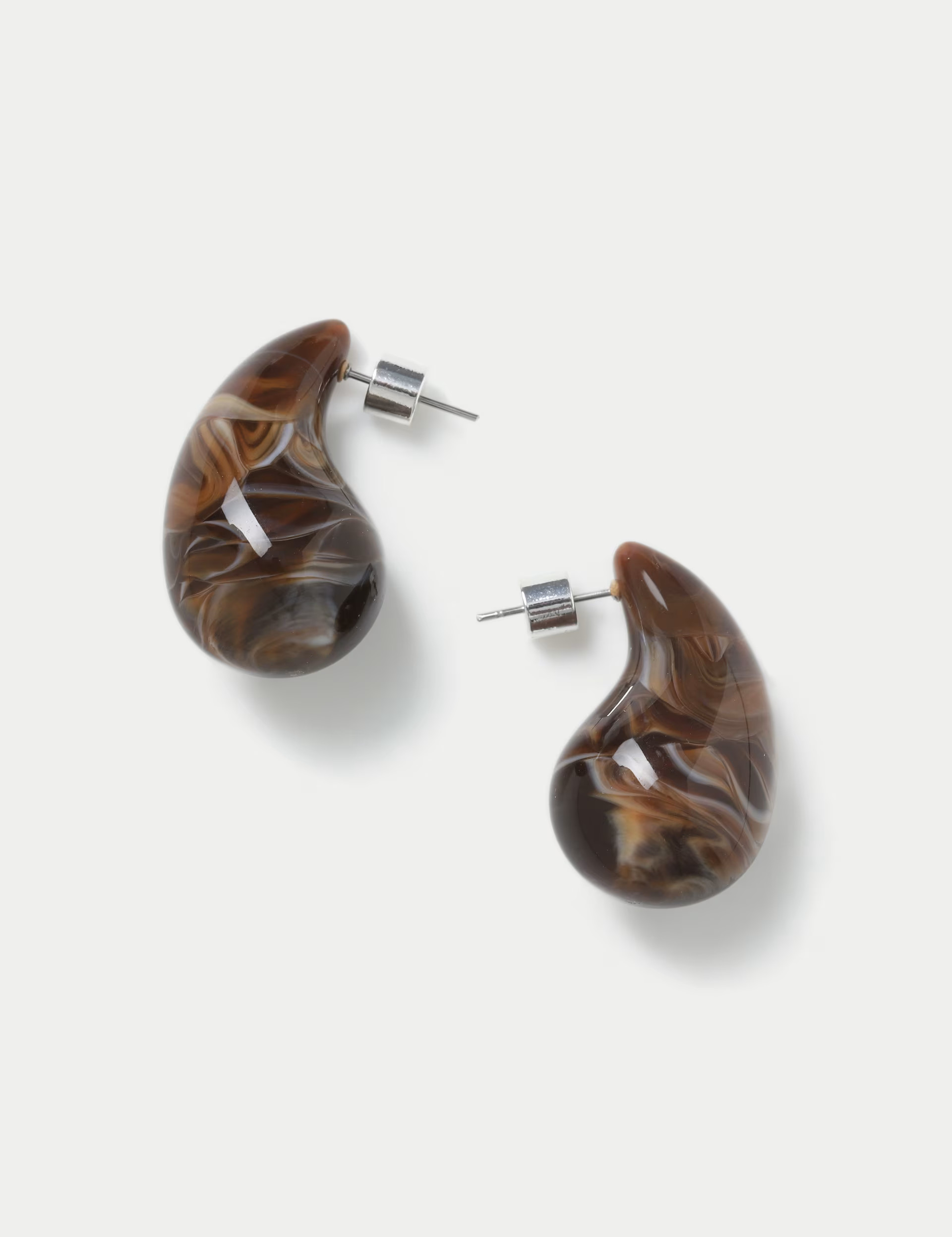 Brown Resin Tear Drop Earring | Marks & Spencer (UK)