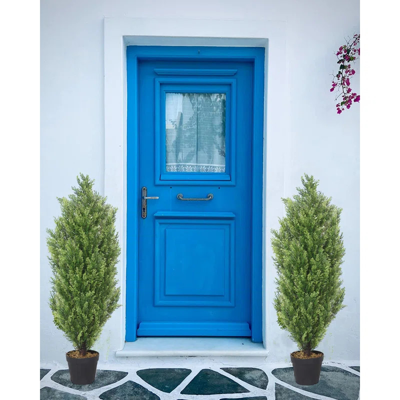 Primrue Topiarr Trees Faux Cedar Tree Topiary in Pot & Reviews | Wayfair | Wayfair North America