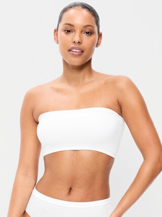 Seamless Ribbed Longline Bandeau | Old Navy (US)