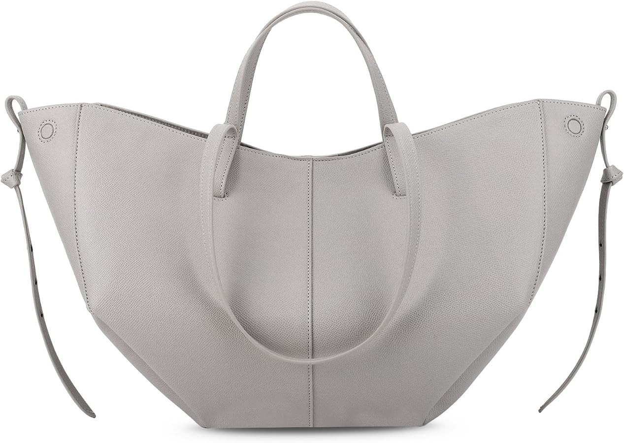 Juoxeepy Work Bag Faux Leather Tote Bag for Women Trendy Handbag Purse Fall Shoulder Bag with Mag... | Amazon (US)