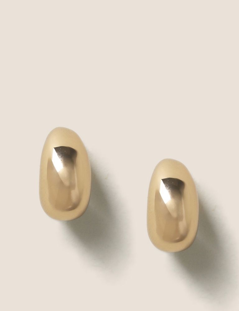 Autograph Gold Dome Hoop Earrings | Marks & Spencer (UK)