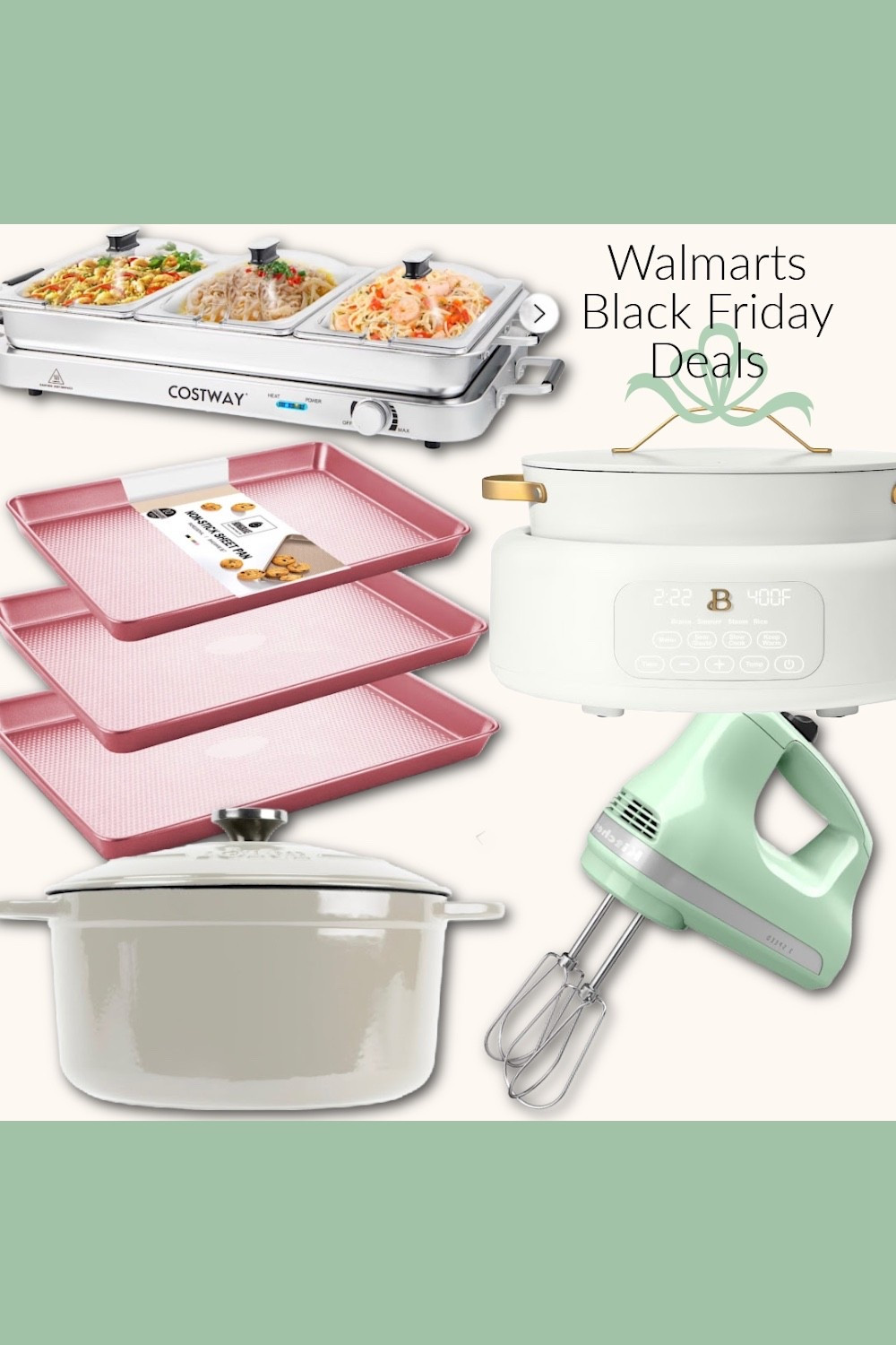 @walmart #walmartpartner #walmart 💕 Black Friday & Cyber Monday: November 24 – December 1 ✨ these are so pretty it almost makes me want to cook! ☺️ So many great deals for the “Hostess with the Mostest” 👩🏼‍🍳

#LTKGiftGuide #LTKfoodie #LTKHoliday