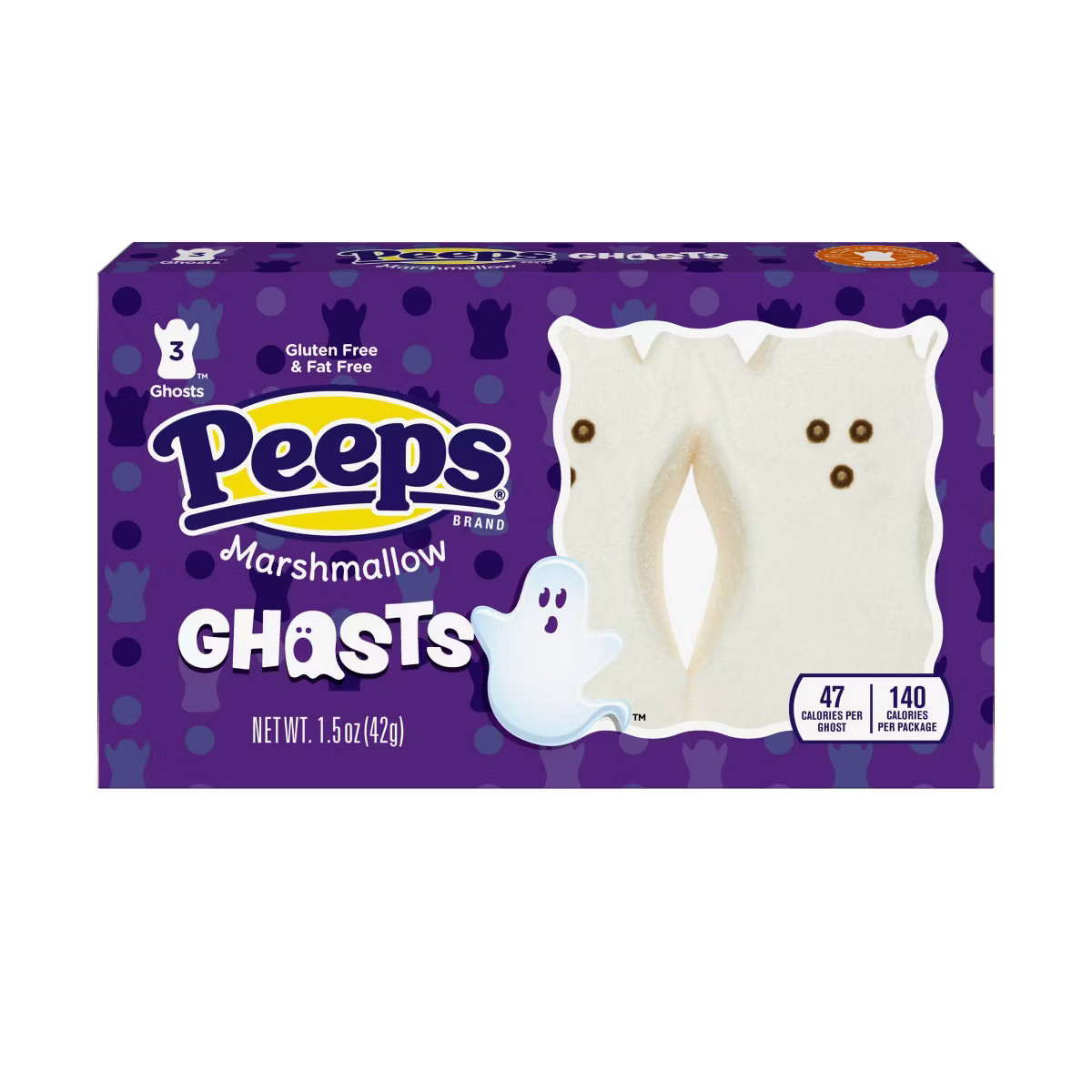 Peeps Halloween Marshmallow Ghosts Candy - 1.5oz/3ct | Target