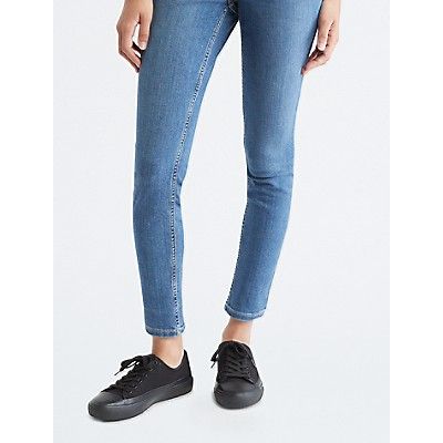 Skinny High Rise Laguna Blue Ankle Jeans | Calvin Klein (US)