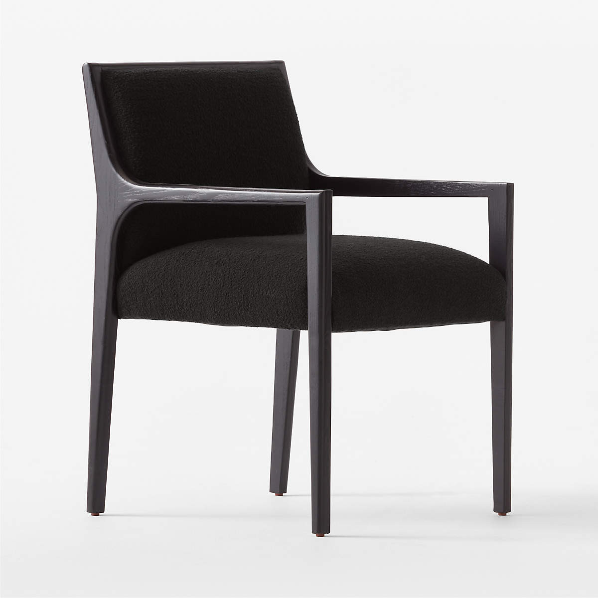 Segur Black Boucle Armchair | CB2 | CB2