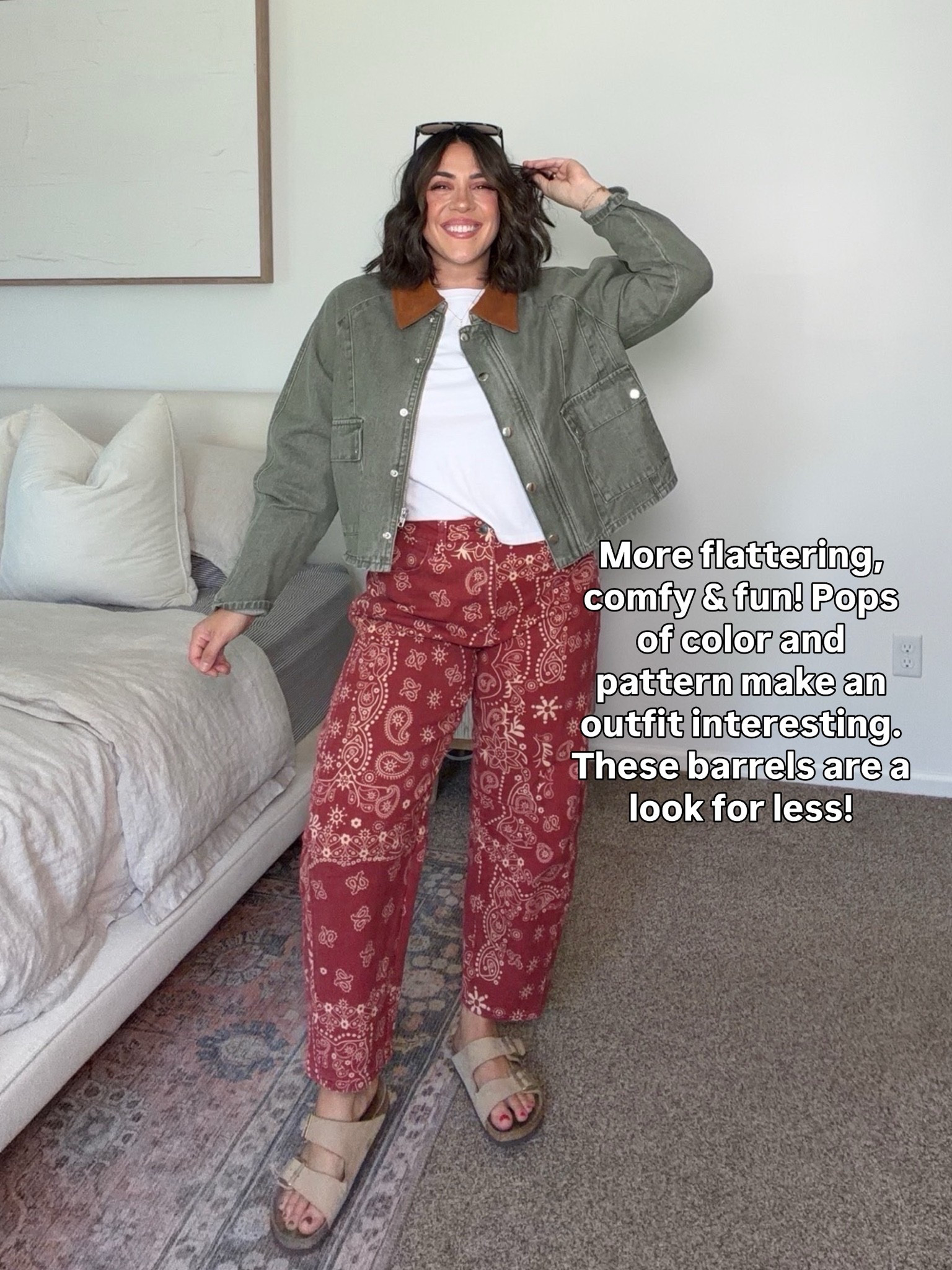 Fun and easy fall outfit idea! The pants run big and are stretchy, I’m in a medium. The rest is a large.

#LTKSeasonal #LTKMidsize #LTKootd