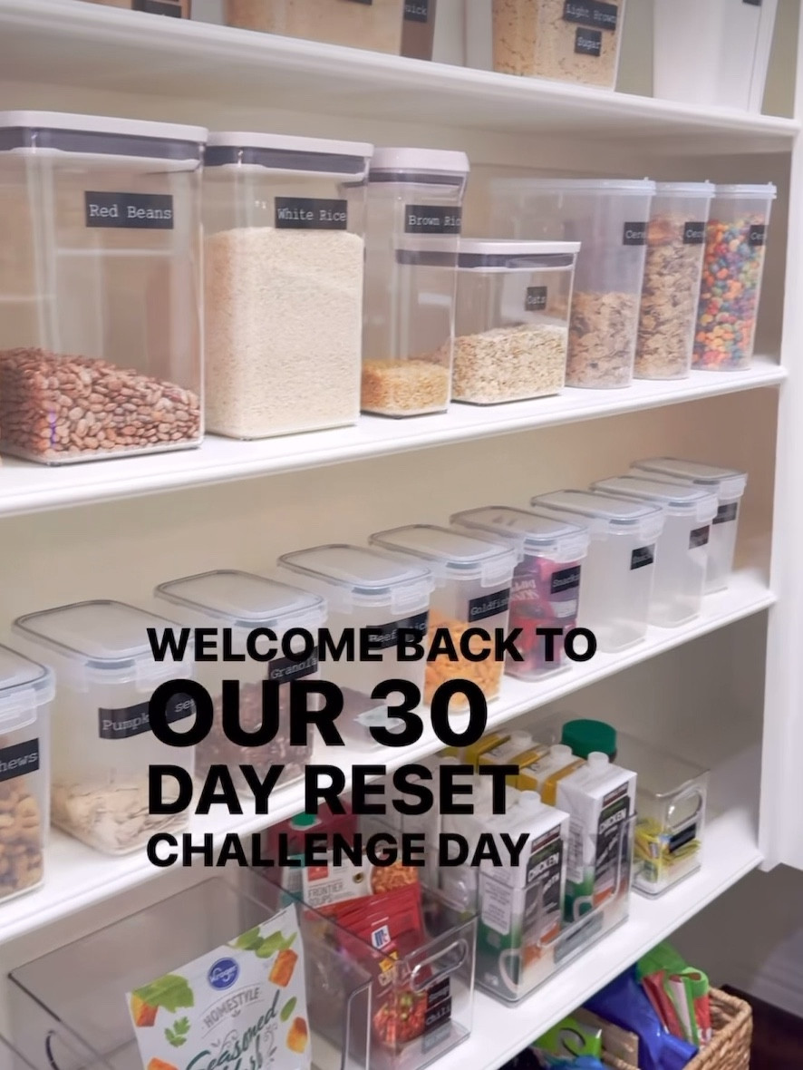 Day 6:
Today we are in the pantry! Man, I love a good pantry. Pantries are probably are #1 space we get calls about from clients asking us to come and organize. Everyone can use pantry organization.

I want you to grab something a little different today, grab a box (like an amazon box) for donations, white trash bag for trash, and set your timer for 30min-an hour depending on how much time you have AND how much is in your pantry.

We’re going to focus on 3 categories 
1. expired food. I know there are some people that don’t mind if shelf stable food is expired,  but this biggest indicator of something being expired is that you’re not using it. If you feel like you don’t have enough space in your pantry, toss the expired food if for nothing else than the fact that you haven’t used it.
2. Food you bought hoping your family would like but didn’t.
3. Food you bought because of a fad or ticktock but you actually hate it.
4. Things that have been sitting for months and aren’t doing you any good. Like Halloween candy, or for that matter, Christmas candy. Let it go.

If you have time and energy, do the same thing with the same categories in the refrigerator.



#LTKHome #LTKWatchNow #LTKStyleTip