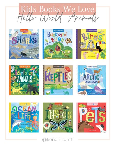 Hello World Animal Books

Board books / kids books / educational books / toddler books / book series 

#LTKbaby #LTKkids