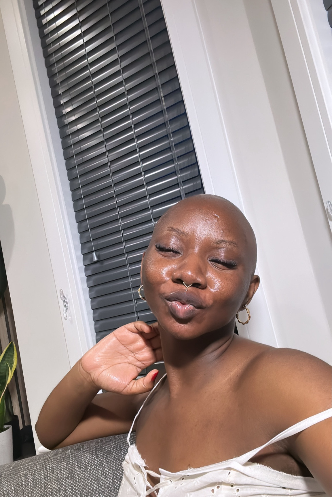 My bald head shaving routine #shavingroutine #baldheadroutine