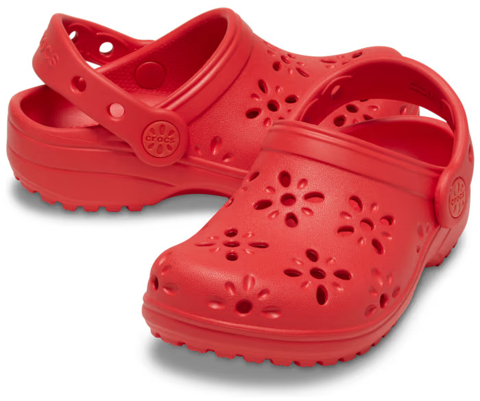 Toddler Classic Floral Cut-Out Clog | Crocs (US)