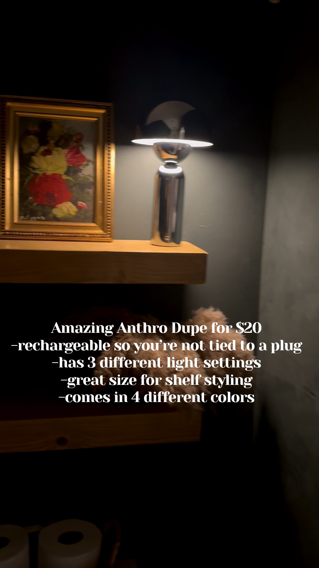 Small spaces deserve attention too 😍 our powder/guest bathroom downstairs is very small so we took the opportunity to make it as cozy and inviting as possible. We love it in here! 🤎🤍💛

powder bath decor | guest bathroom | moody bathroom | dark academia | modern boho | modern vintage decor | anthro vibes | Roman clay | cozy | portola paints

#LTKFindsUnder100 #LTKFindsUnder50 

#LTKHome #LTKSaleAlert