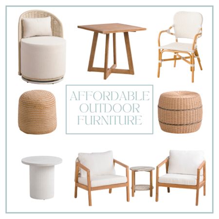 Affordable outdoor furniture 

#LTKsalealert #LTKSeasonal #LTKhome