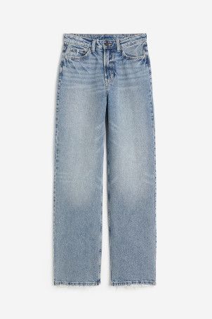 Wide Ultra High Jeans - White - Ladies | H&M US | H&M (US + CA)