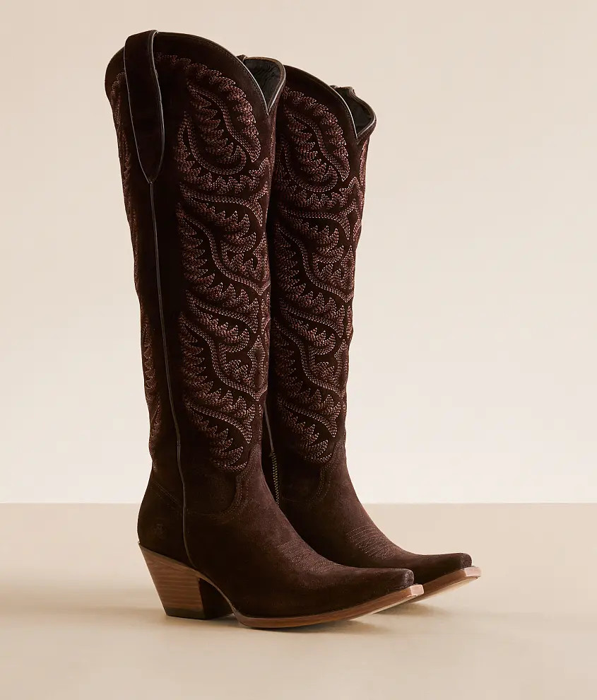 Laramie Stretchfit Leather Western Boot | Buckle