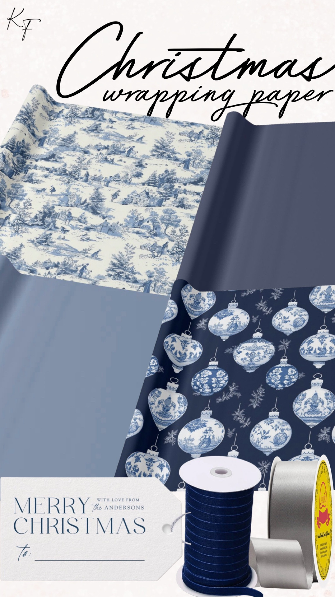 Wrapping paper. Christmas wrapping paper. Gift wrap. Gift wrapping paper. Christmas wrap. Christmas wrapping. Christmas ribbon. Holiday wrapping paper. Holiday wrap. Blue wrapping paperr

#LTKHoliday #LTKGiftGuide #LTKSeasonal