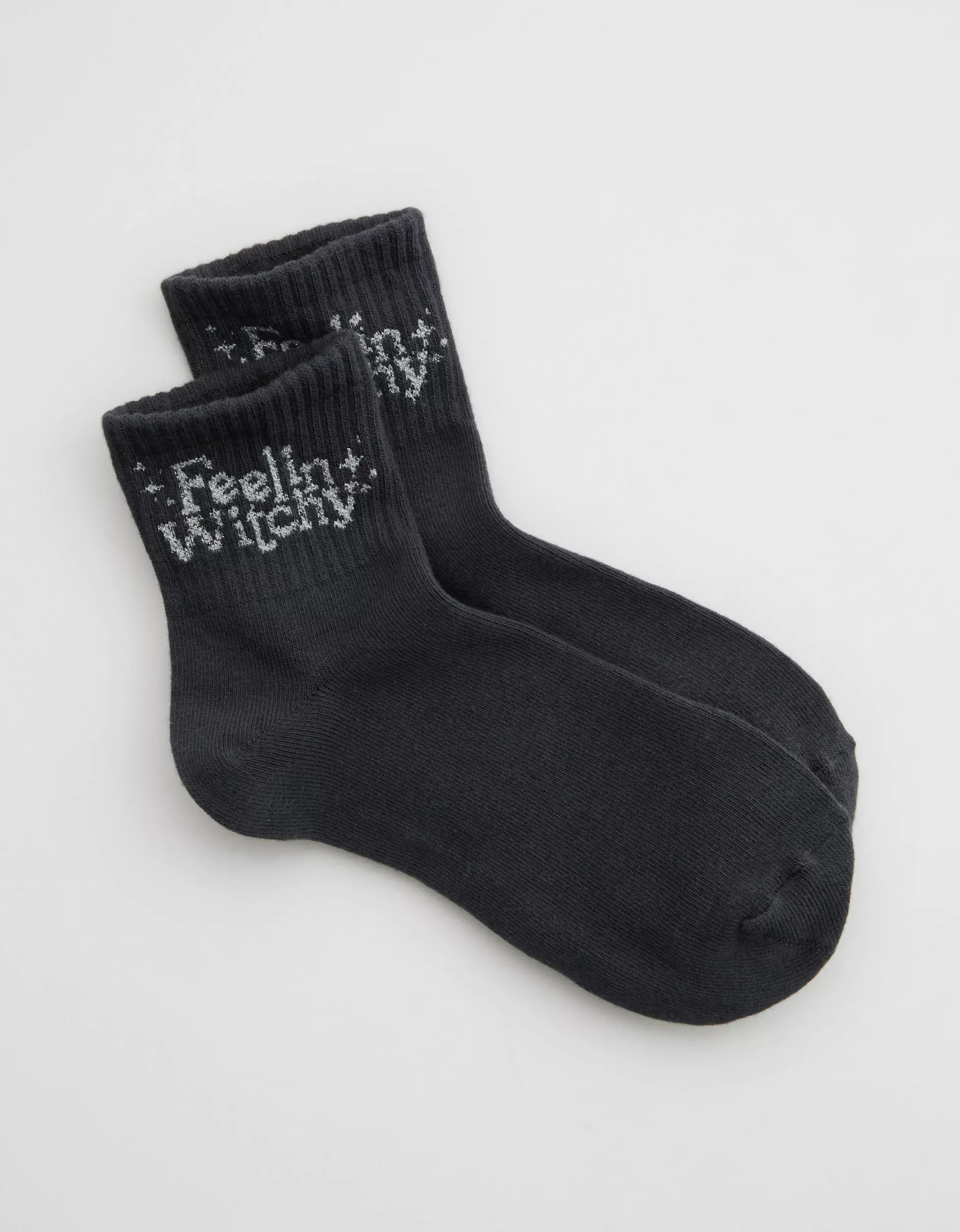 Aerie Halloween Ribbed Cotton Bobby Socks | Aerie