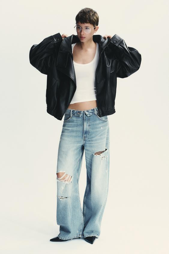 Zara - Faux Leather Jacket - Black - Xs - Woman | Zara AU