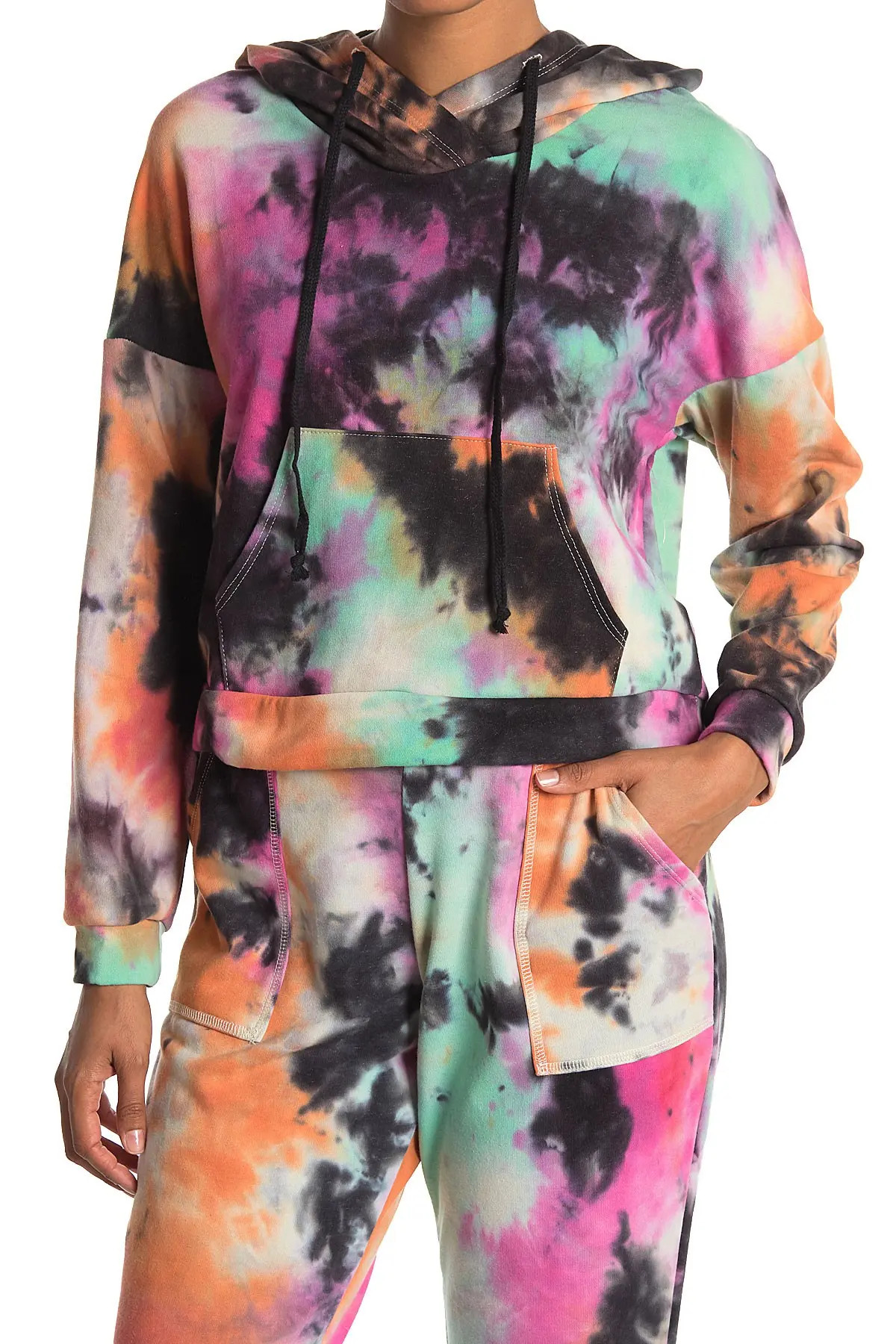 Z By Zella Wander Tie-Dye Dolman Hoodie at Nordstrom Rack | Nordstrom Rack