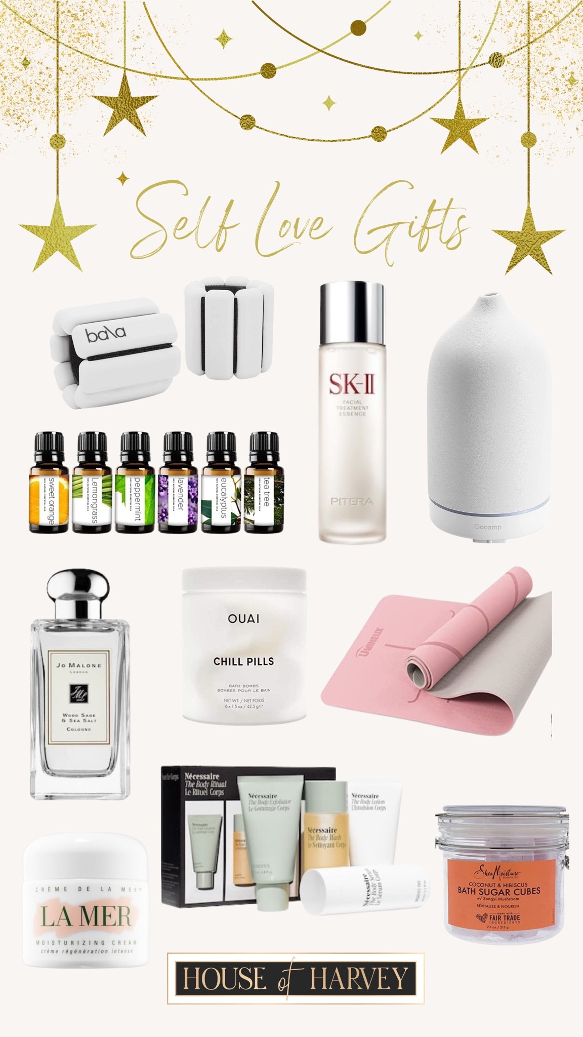 Self love gifts for the holidays! 

Holiday style, style tip, gifts, beauty, diffuser, perfume, yoga mat, weights, essential oils, beauty set, beauty cream

#LTKSeasonal #LTKHoliday #LTKbeauty