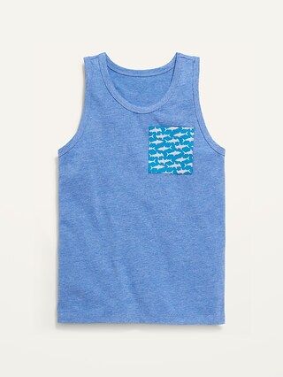 Softest Printed Pocket Tank Top for Boys | Old Navy (US)