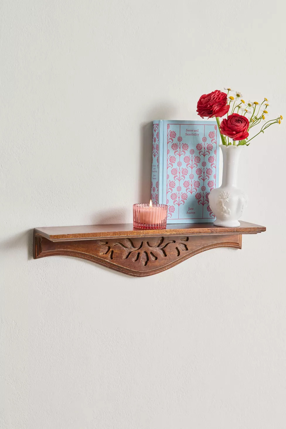 Gracie Reversible Ledge Wood Wall Shelf | Urban Outfitters (US and RoW)