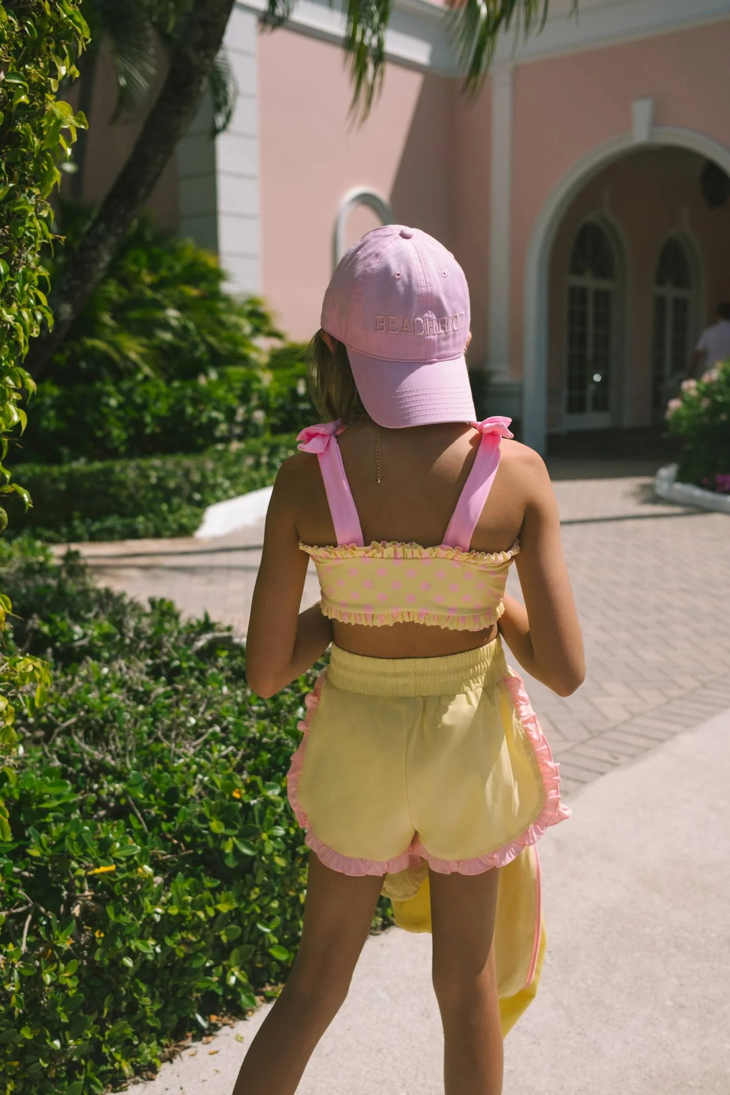 Little Ismay Short Yellow Taffy | Girls Yellow Track Short | Beach Riot | Beach Riot