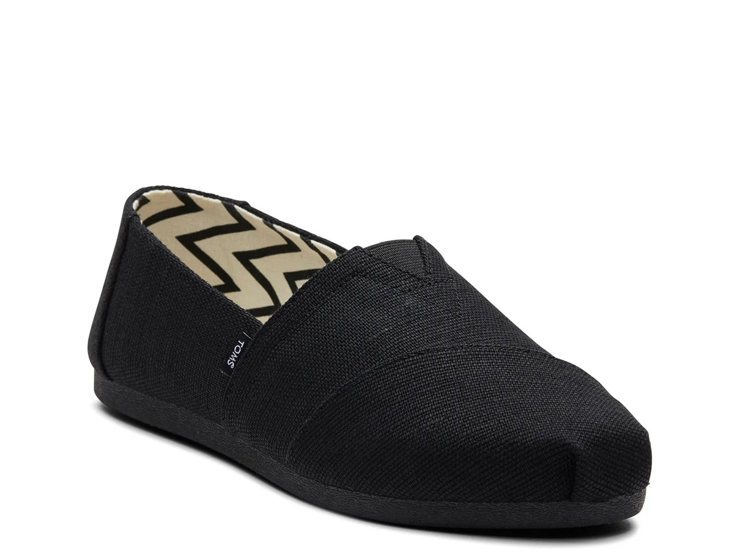 TOMS Alpargata slipon | Women's | Black | Size 7.5 | Flats | Slip-Ons | DSW