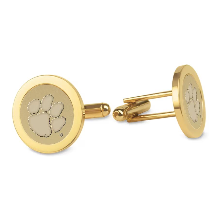 Clemson Tigers Gold Cufflinks | Lids