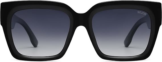 SOJOS Trendy Square Polarized Sunglasses Womens Retro Vintage Women 90s Sun Glasses SJ2612 | Amazon (US)
