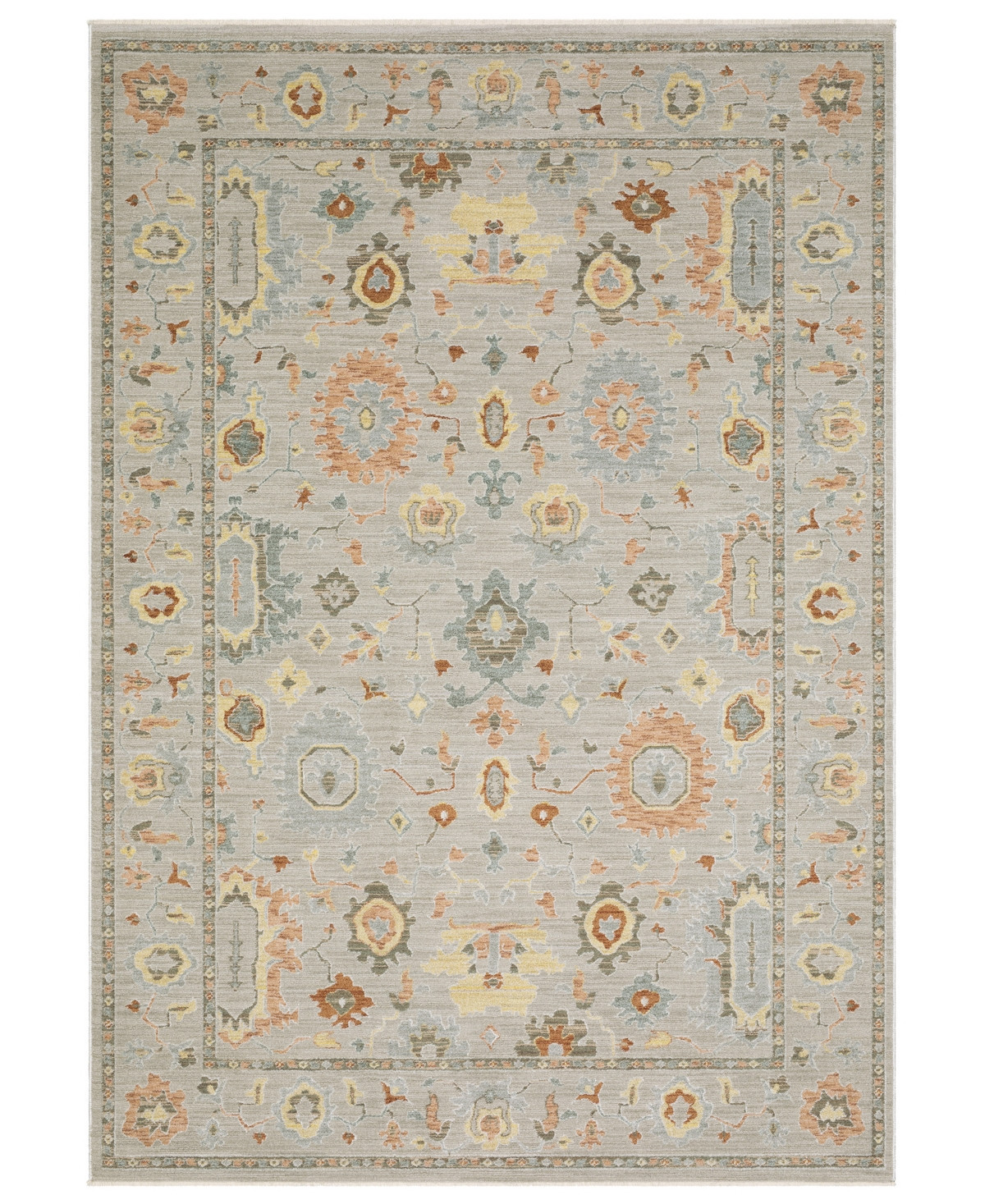 Oriental Weavers Keaton KEA03 9'10"x12'10" Area Rug - Gray | Macy's