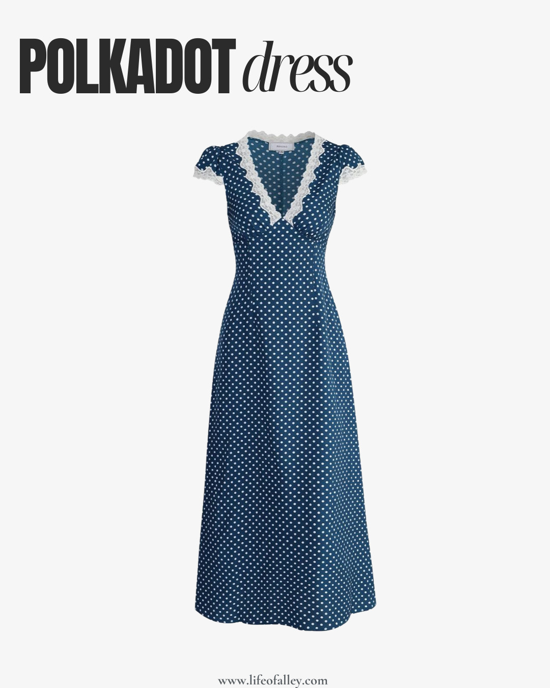 Polka dot spring dress 

 #LTKootd #LTKOver40