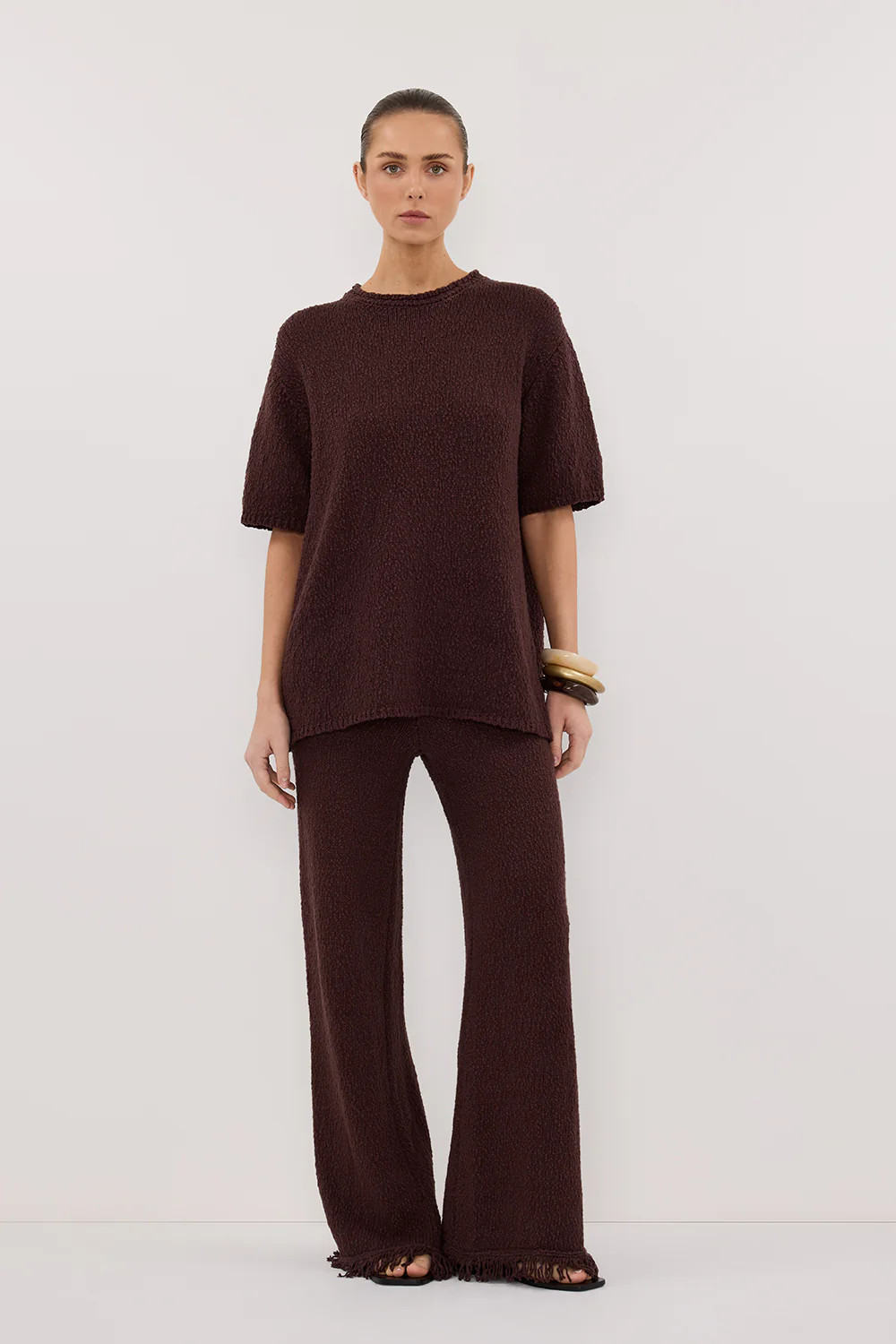 SUE CHOC OVERSIZED KNIT TEE | DISSH