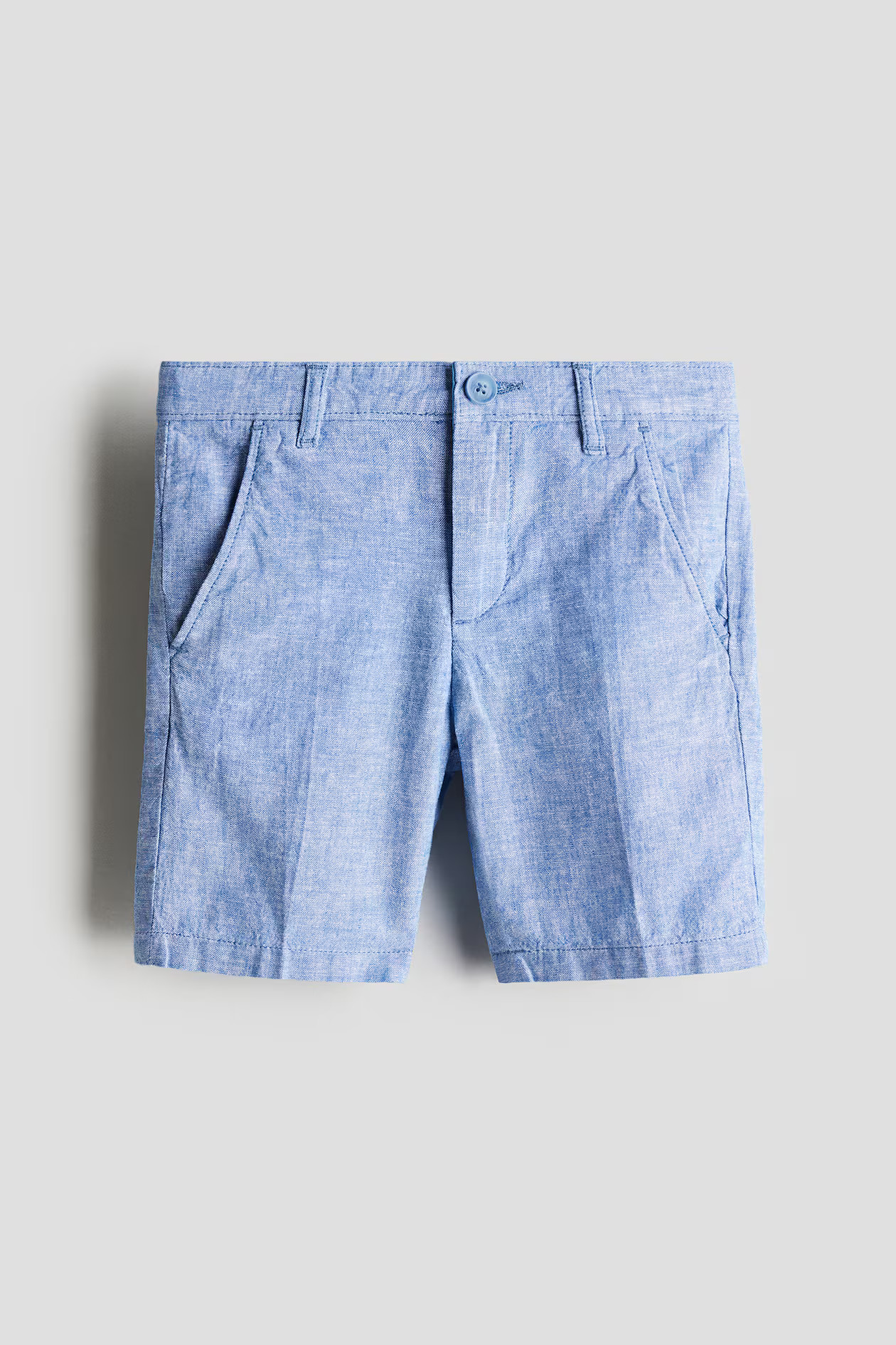 Linen-Blend Chino Shorts | H&M (US + CA)