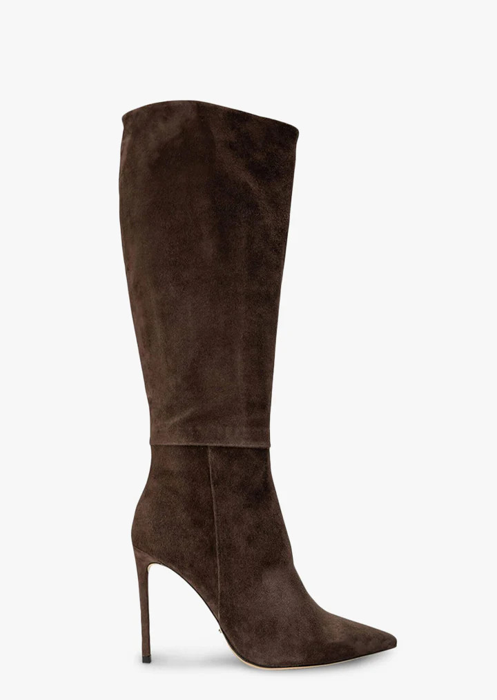 Apollo Espresso Suede Calf Boots | Boots | Tony Bianco USA | Tony Bianco US