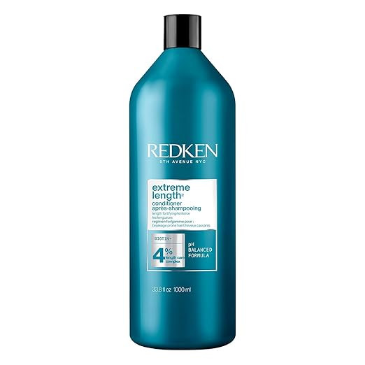 Redken Extreme Length Biotin Conditioner For Longer Hair – Promotes Healthy Hair Growth, Streng... | Amazon (US)